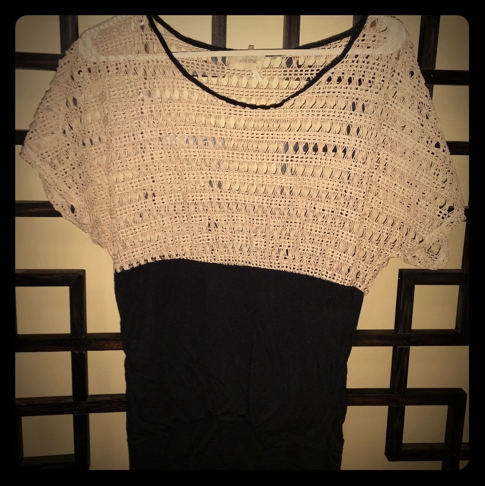 Mixed material Tunic